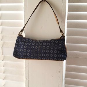 Nine West blue/ white mini bag